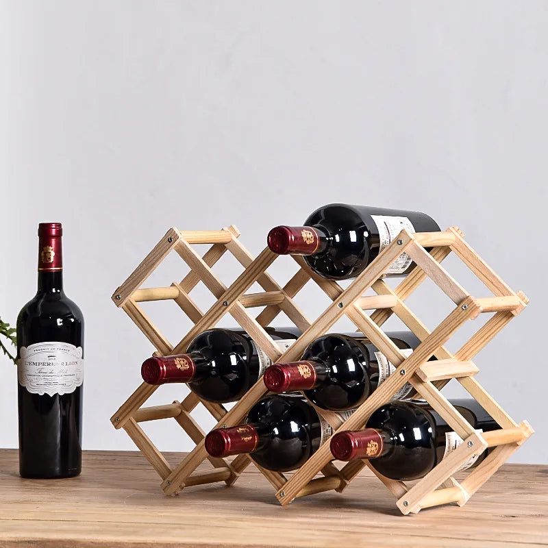 casier bouteille couleur bois 10 bouteilles presentation vin