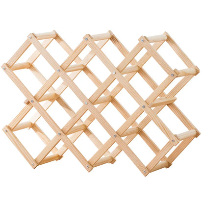 casier bouteille couleur bois 10 bouteilles