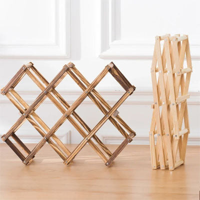 gauche casier bouteille marron ouvert droite casier bouteille couleur bois ferme